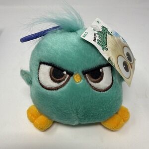 Angry Birds Hatchlings Hanger Clip Plush Keychain 4 Inch 2018 Green